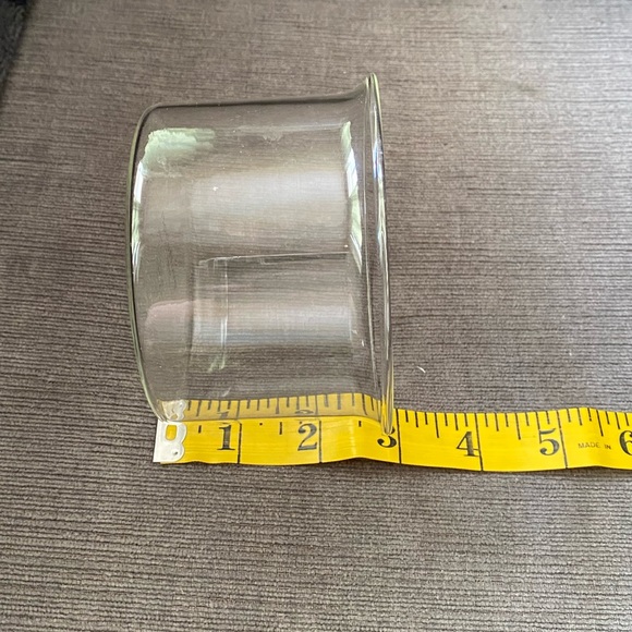 Vtg Signe Persson Melin Boda Nova Sweden Glass Heat Resistant Bowl & Cork Trivet - Picture 7 of 7